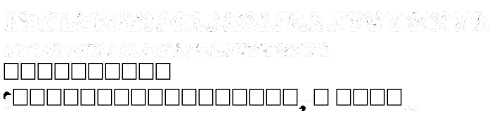 Предпросмотр шрифта CarolesChunk