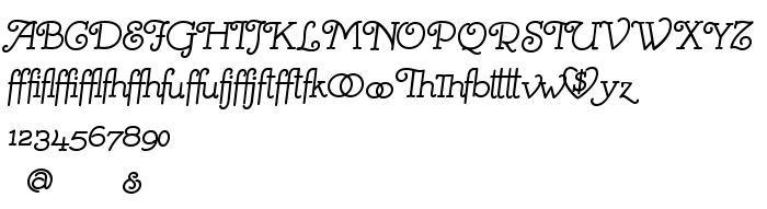 Предпросмотр шрифта Mistress Script - Alternates