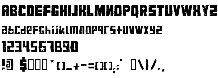 Предпросмотр шрифта KonQa Black
