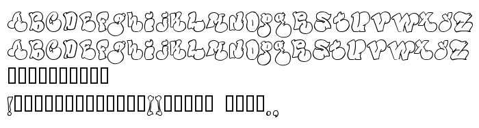 Предпросмотр шрифта Political Graft Outline