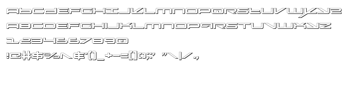 Предпросмотр шрифта Oramac Shadow