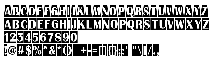 Предпросмотр шрифта a_AlbionicTtlCmDc1Cmb Bold