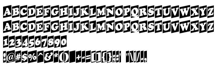 Предпросмотр шрифта a_CooperBlackCmUp