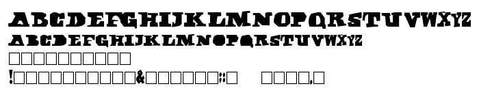 Предпросмотр шрифта DarkBlack